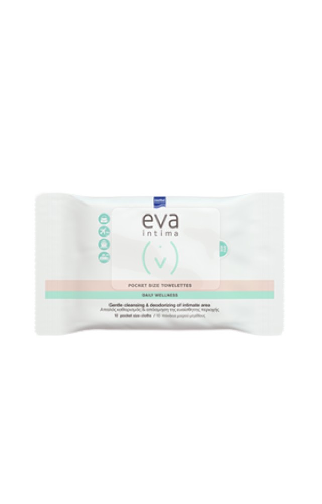 Intermed Eva Intima Fresh & Clean, 10 Μαλακά Πανάκια