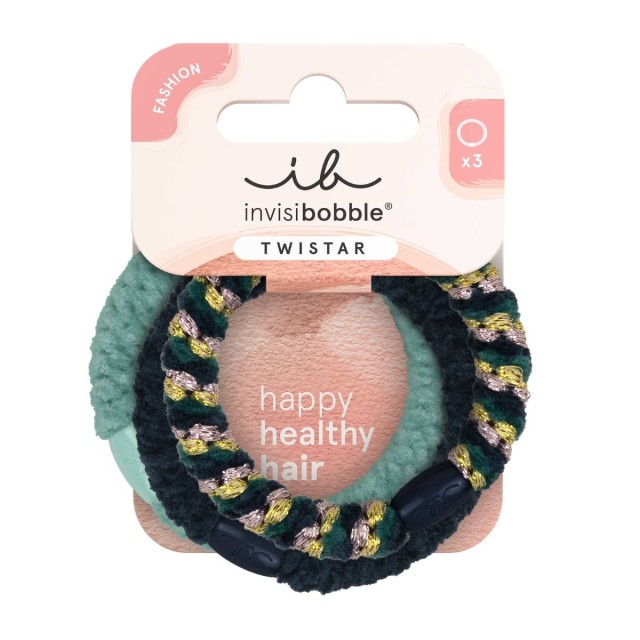 Invisibobble Twistar Blue Balance Λαστιχάκια Μαλλιών 3 Τεμάχια Invisibobble Twistar Blue Balance Λαστιχάκια Μαλλιών 3 Τεμάχια