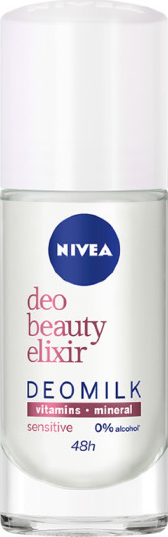 Nivea Deo Beauty Elixir Deomilk Sensitive Γυναικείο Αποσμητικό Roll-on 48ωρης Προστασίας 40ml