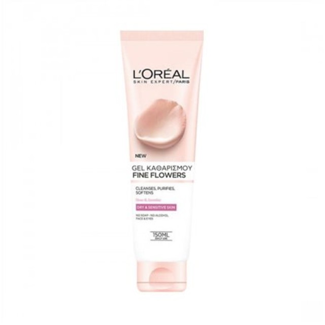 LOreal Paris Fine Flowers Gel Καθαρισμού Και Ντεμακιγιάζ Για Ξηρή - Ευ …