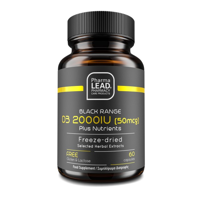 PharmaLead Black Range D3 2000IU (50mcg) Plus για το Ανοσοποιητικό Σύσ &hellip;