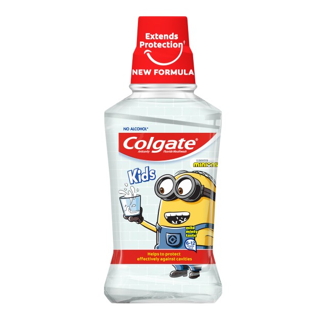 Colgate Kids Mouthwash Minions Soft Mint Παιδικό Στοματικό Διάλυμα με …