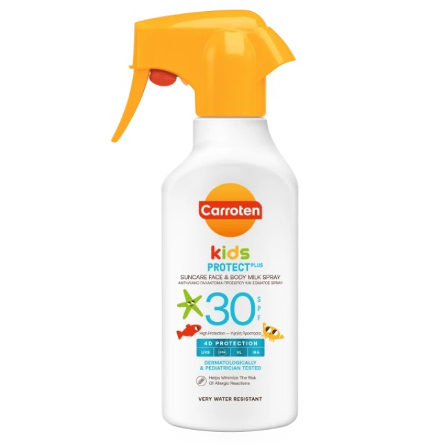 Carroten Kids Protect Plus Suncare Face & Body Milk Spray Παιδικό Αντη &hellip;