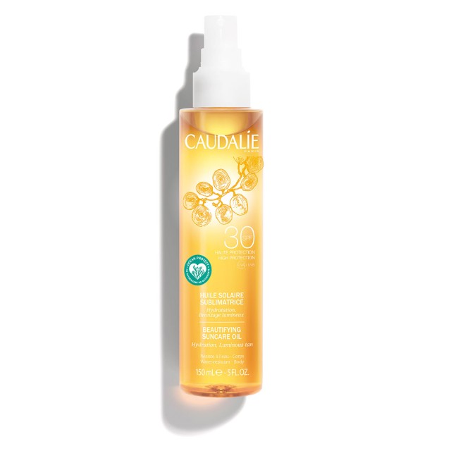 Caudalie Beautifying Suncare Oil SPF30 Αντηλιακό Λάδι Σώματος 150ml