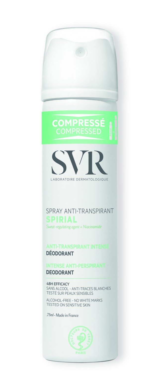SVR Spirial Spray Anti-Transpirant Intense Αντι-Ιδρωτικό Αποσμητικό Σπ …