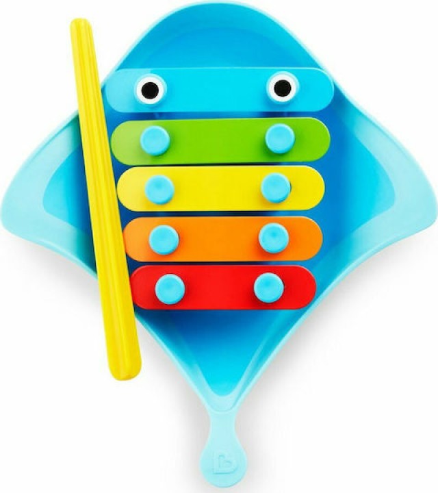 Munchkin Dingray Musical Bath Toy Ξυλόφωνο Παιχνίδι Μπάνιου σε Σχήμα Σ …