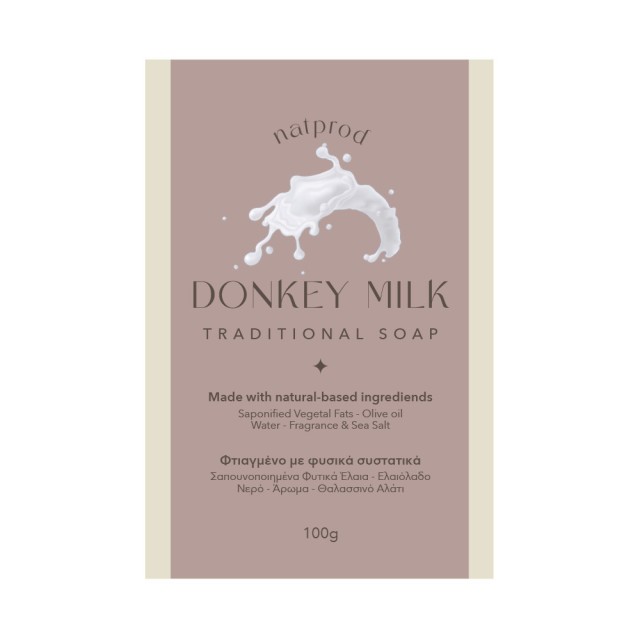 Natprod Παραδοσιακό Σαπούνι Γάλα Γαϊδούρας 100gr