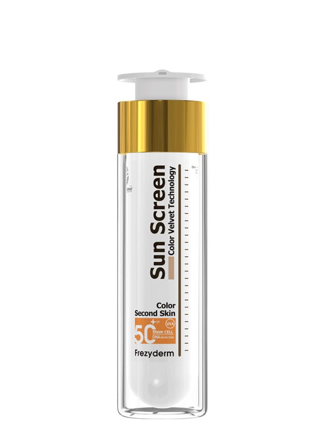 Frezyderm Sun Screen Color Velvet Face Cream SPF50+ Αντηλιακή Κρέμα Προσώπου με Χρώμα 50ml