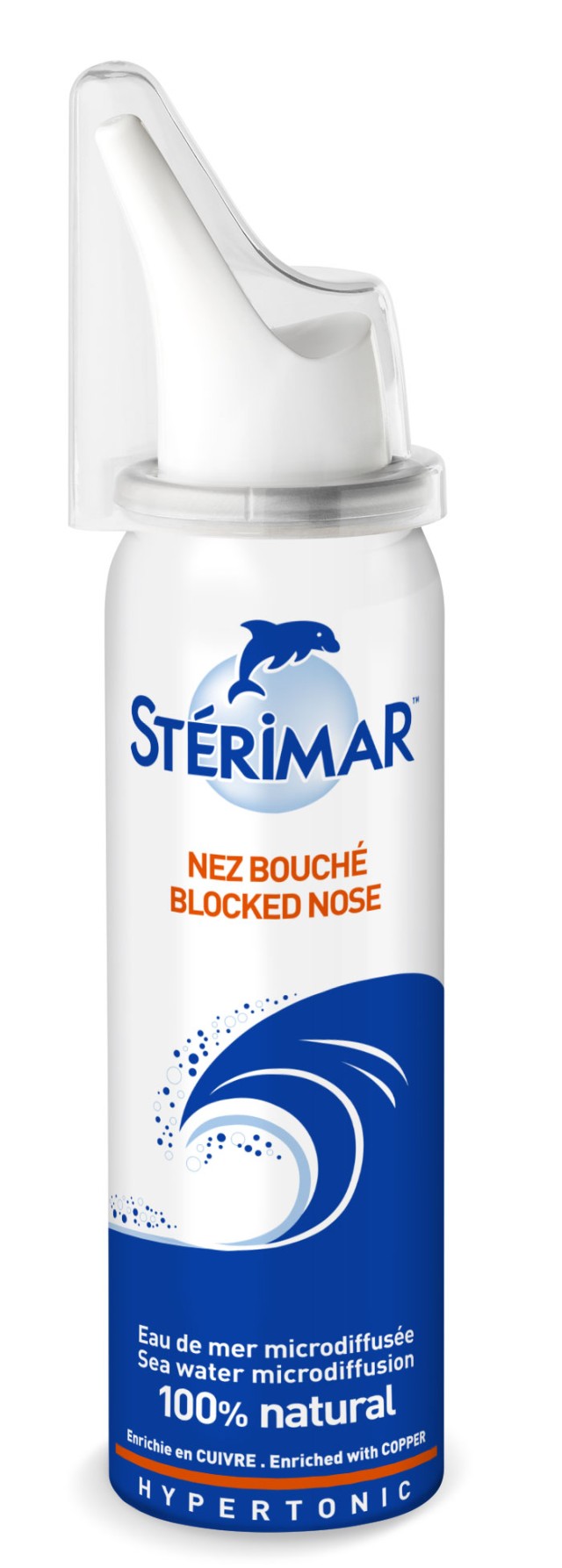 Sterimar Blocked Nose Υπέρτονο Ρινικό Αποσυμφορητικό για Παιδιά & Ενήλικες 100ml