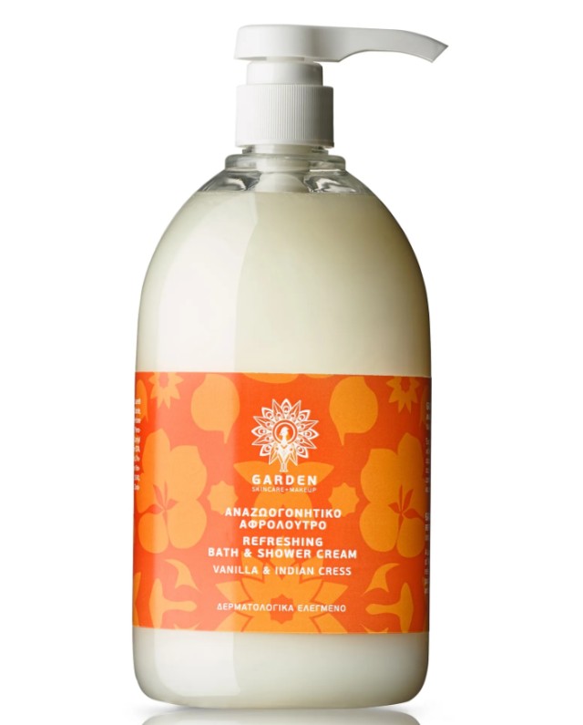 Garden Vanilla & Indian Cress Αναζωογονητικό Κρεμώδες Αφρόλουτρο με Άρ … Garden Vanilla & Indian Cress Αναζωογονητικό Κρεμώδες Αφρόλουτρο με Άρ …