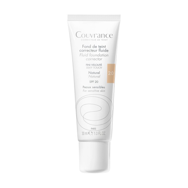 Avene Eau Thermale Couvrance SPF20 Υγρό Διορθωτικό Make-Up 2.0 Naturel …