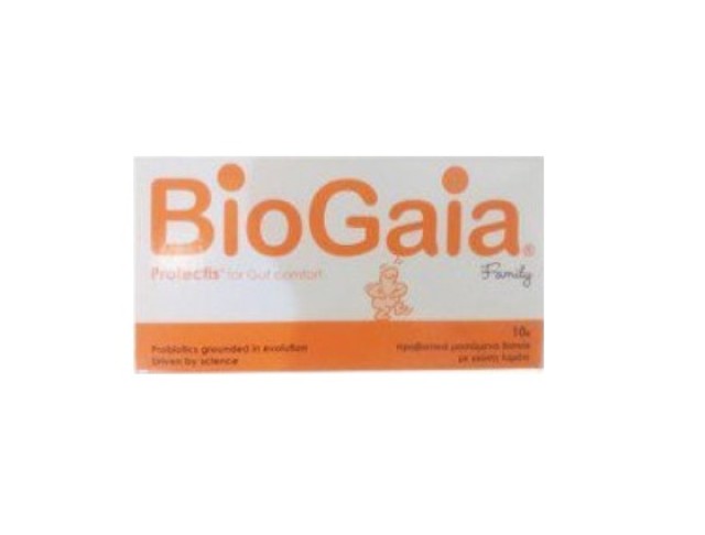 Biogaia Protectis Family Lemon Προβιοτικό 10 Μασώμενες Ταμπλέτες