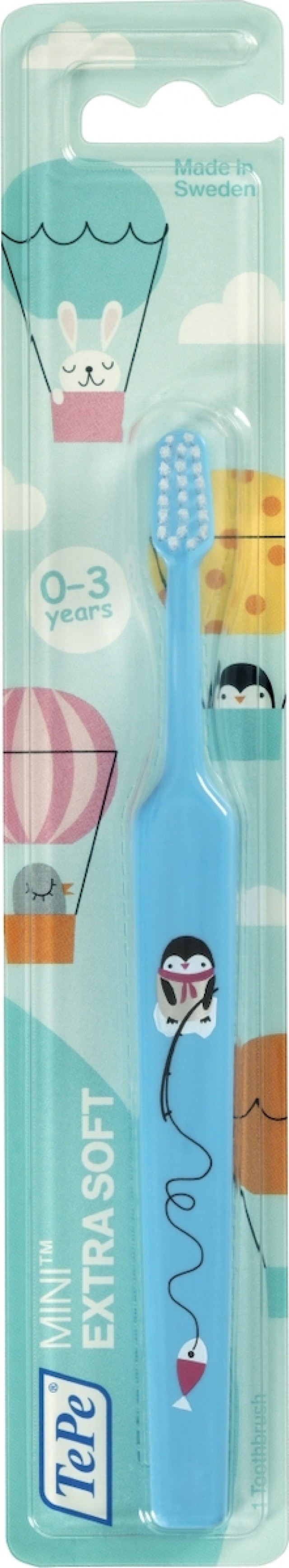 Tepe Mini Toothbrush 0-3 Ετών σε Διάφορους Χρωματισμούς 1 Τεμάχιο