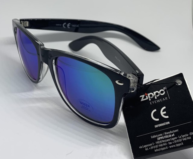 Zippo Γυαλιά Ηλίου Κοκάλινα Χρώμα:Μαύρο [OB21-07]