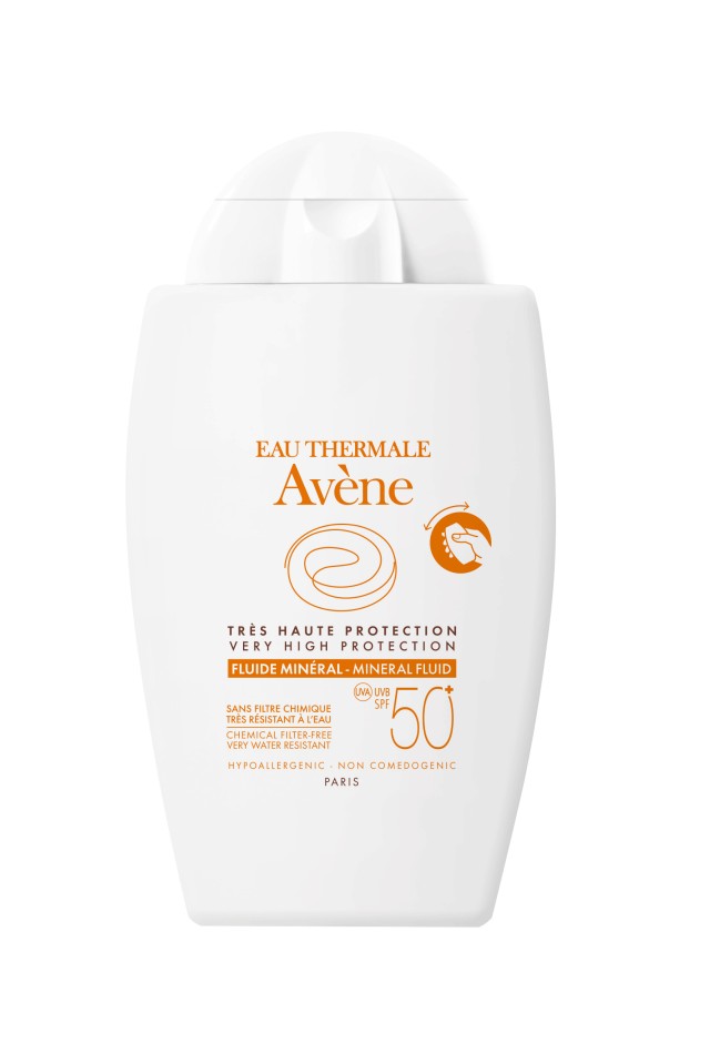 Avène Fluide Minéral SPF50+ Αντηλιακή Κρέμα Προσώπου με Λεπτόρρευστη Υ &hellip;