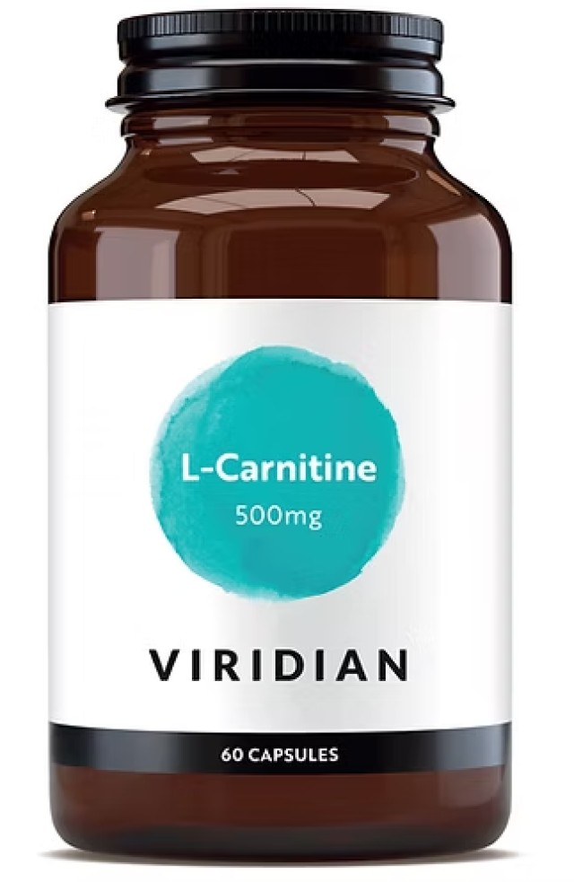 Viridian L-Carnitine 500mg Συμπλήρωμα για τον Μεταβολισμό 30 Κάψουλες