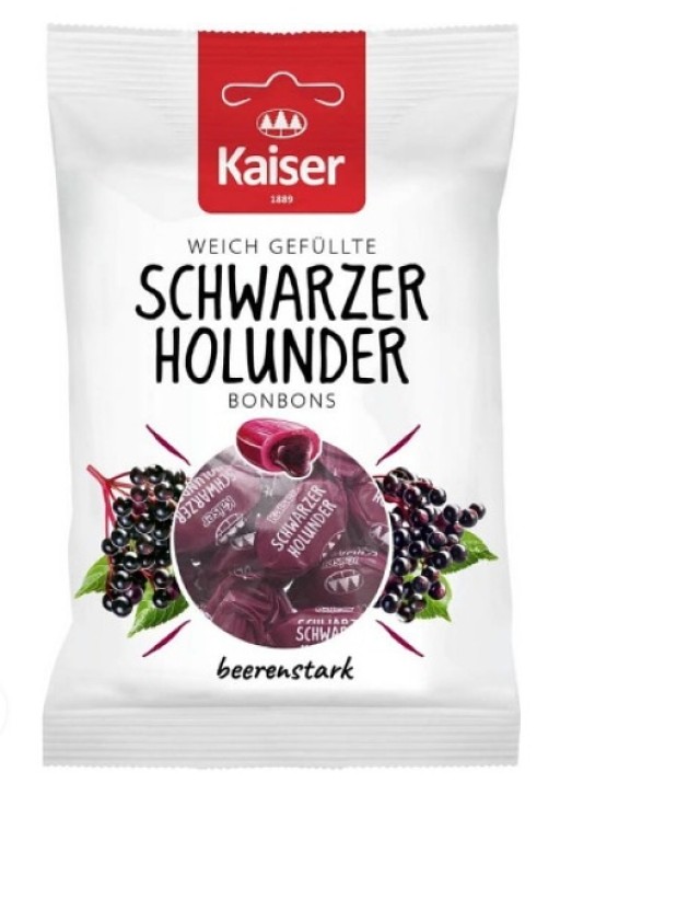 Kaiser Μαύρο Σαμπούκο Καραμέλες Για τον Βήχα 90gr Kaiser Μαύρο Σαμπούκο Καραμέλες Για τον Βήχα 90gr