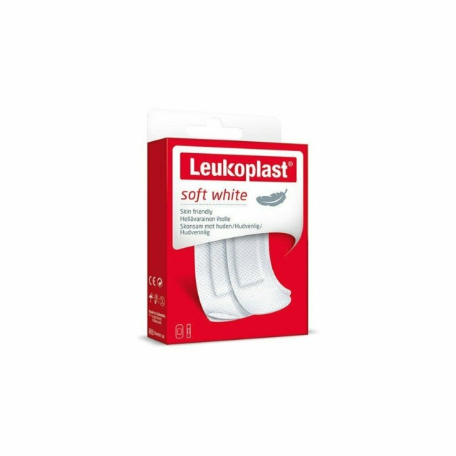 Leukoplast Soft White Αυτοκόλλητα Επιθέματα Λευκά 2 Μεγέθη 20 Τεμάχια