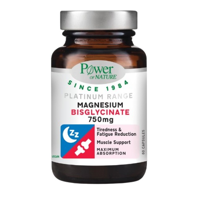 Power of Nature Magnesium Bisglycinate 750mg Δισγλυκινικό Μαγνήσιο 60 … Power of Nature Magnesium Bisglycinate 750mg Δισγλυκινικό Μαγνήσιο 60 …