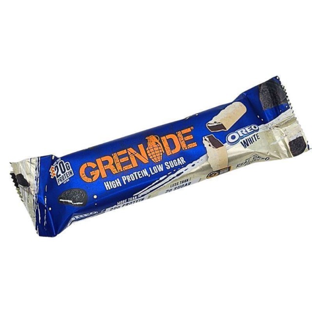 Grenade Carb Killa Oreo White Choco Μπάρα Υψηλής Πρωτεΐνης με Λευκή Επ …