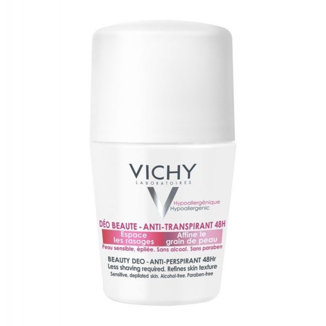 Vichy Deodorant Ideal Finish Αποσμητικό Roll-on  48ωρης Προστασίας 50m …