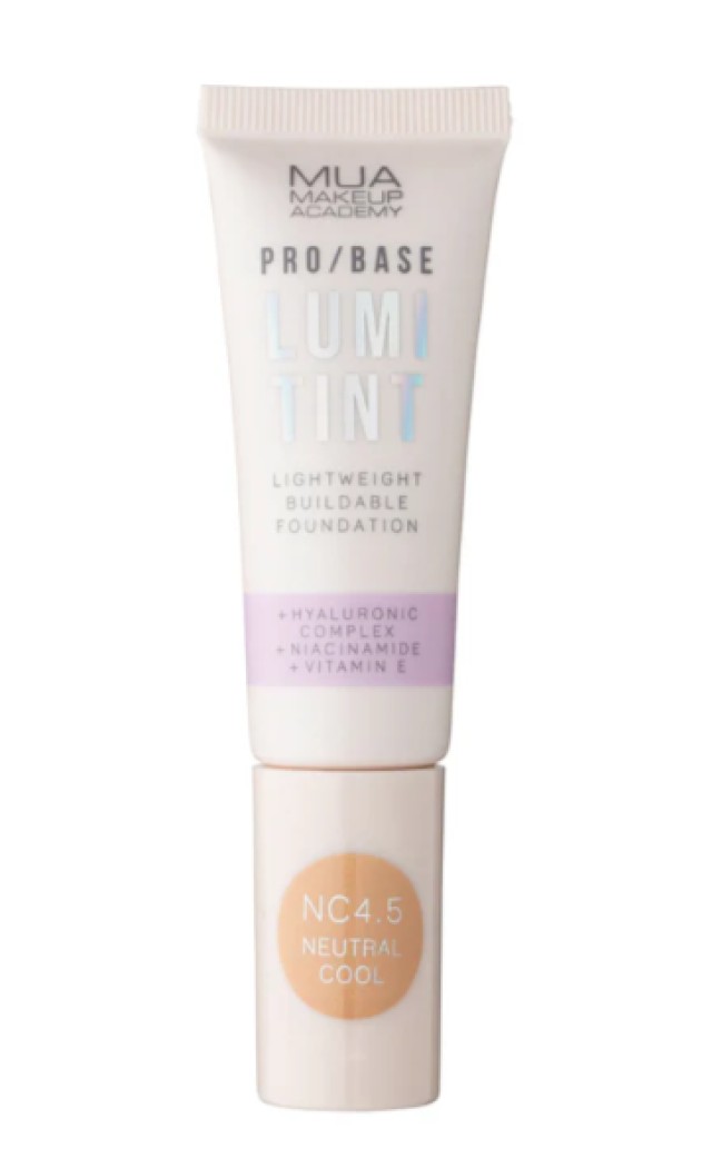 MUA Pro Base Lumi Tint NC4.5 Foundation Νέας Γενιάς με Skincare Δράση … MUA Pro Base Lumi Tint NC4.5 Foundation Νέας Γενιάς με Skincare Δράση …