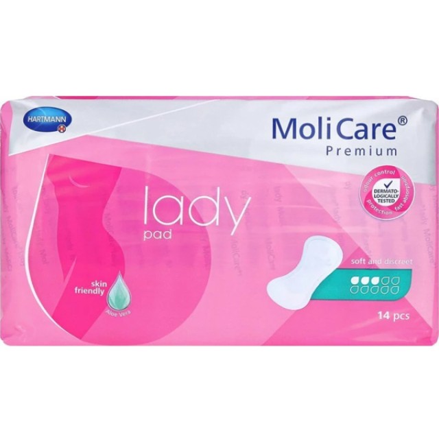 Hartmann MoliCare Premium Lady Pad Γυναικείες Σερβιέτες 3 Σταγόνες &hellip;