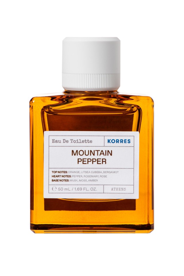 Korres Mountain Pepper Eau De Toilette Ανδρικό Άρωμα 50ml Korres Mountain Pepper Eau De Toilette Ανδρικό Άρωμα 50ml