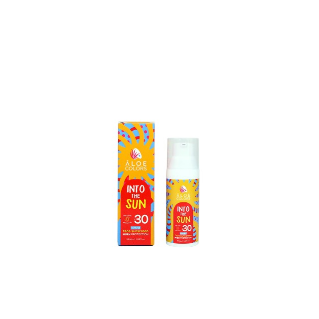 Aloe Colors in to the Sun Tinted Face Sunscreen SPF30 Αντηλιακή Κρέμα Προσώπου Υψηλής Προστασίας με Χρώμα 30ml