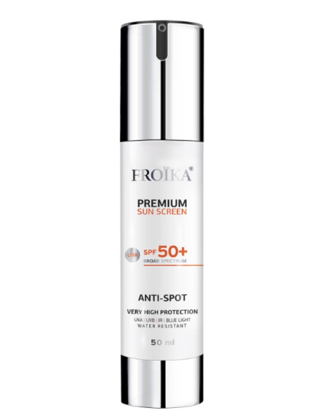 Froika Premium Sunscreen SPF50+ Anti Spot Αντηλιακό Προσώπου με … Froika Premium Sunscreen SPF50+ Anti Spot Αντηλιακό Προσώπου με …