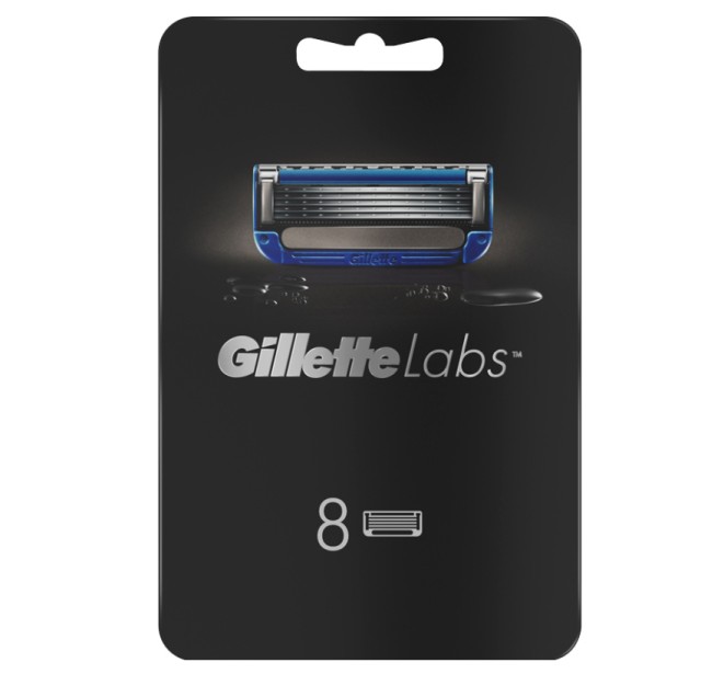 Gillette Labs Ανταλλακτικές Κεφαλές Θερμαινόμενης Ξυριστικής Μηχανής 8 Τεμάχια