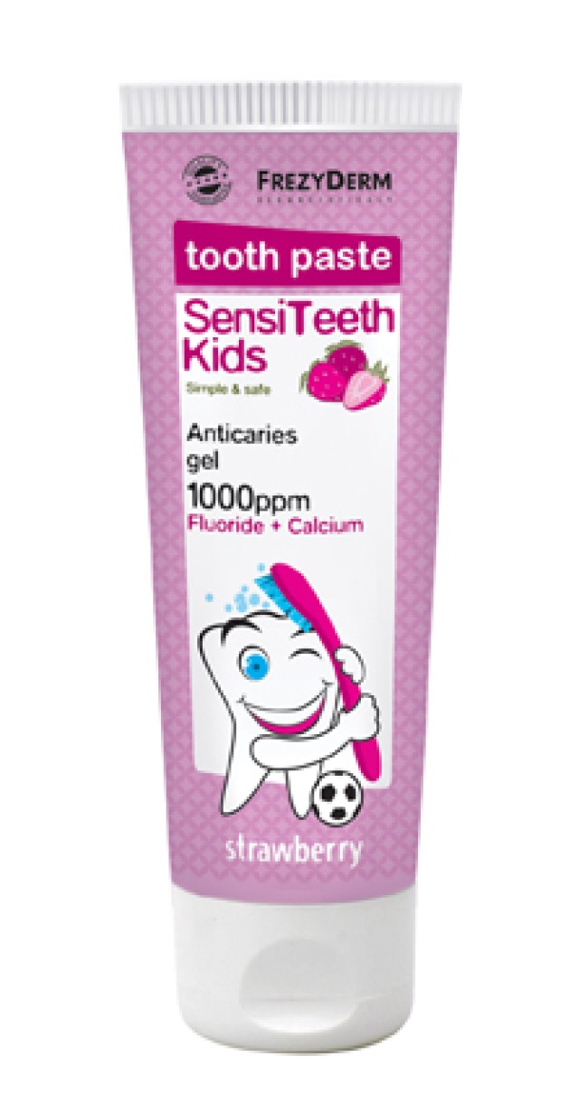 Frezyderm Sensiteeth Kids Toothpaste 1.000ppm Οδοντόκρεμα Κατά της Τερ …