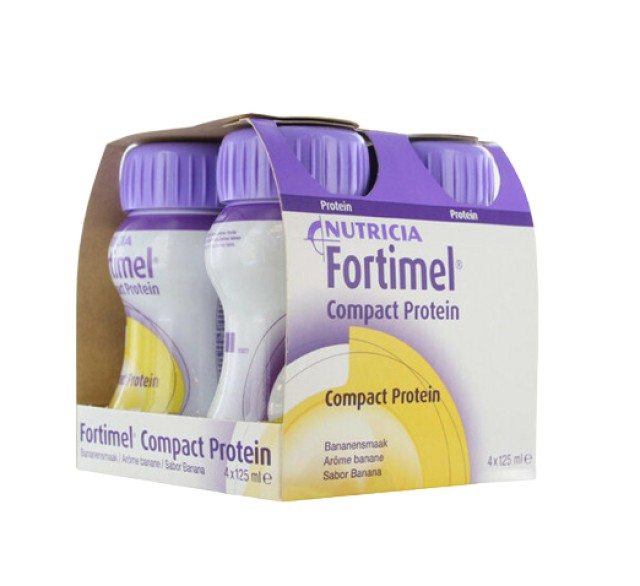 Nutricia Fortimel Compact Banana Υπερπρωτεϊνικό, Υπερθερμιδικό Πόσιμο &hellip;