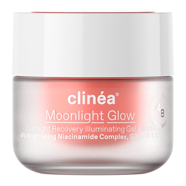 Clinéa Moonlight Glow Gel in Balm Night Cream Κρέμα Νύχτας Λάμψης και Αναζωογόνησης 50ml