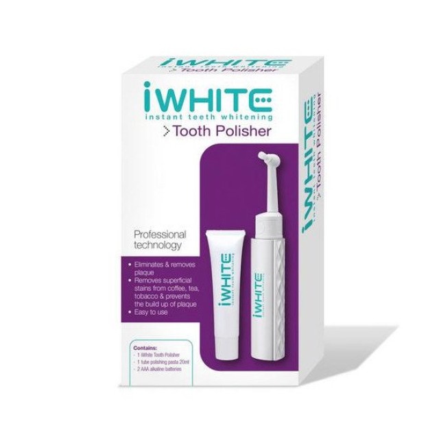 iWhite Tooth Polisher Συσκευή Γυαλίσματος Δοντιών + γυαλιστική Κρέμα, …