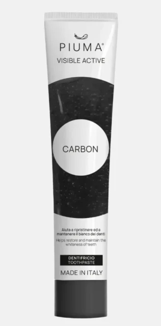 Piuma Visible Active Carbon Oδοντόκρεμα με Άνθρακα Μπαμπού για Λεύκανσ … Piuma Visible Active Carbon Oδοντόκρεμα με Άνθρακα Μπαμπού για Λεύκανσ …