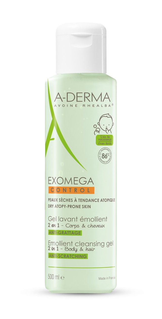 A-Derma Exomega Control Gel Καθαρισμού για Ατοπικό Δέρμα 500ml A-Derma Exomega Control Gel Καθαρισμού για Ατοπικό Δέρμα 500ml