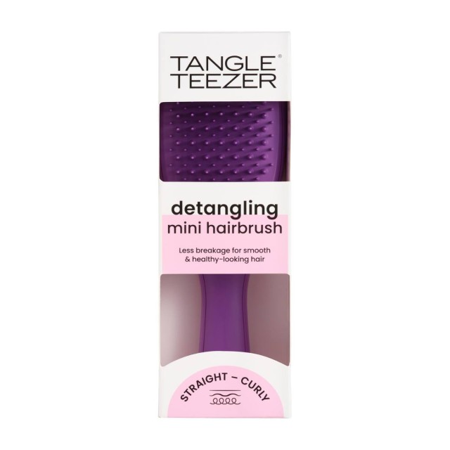 Tangle Teezer The Mini Ultimate Detangler Fresh Purple Βούρτσα Μαλλιών &hellip;