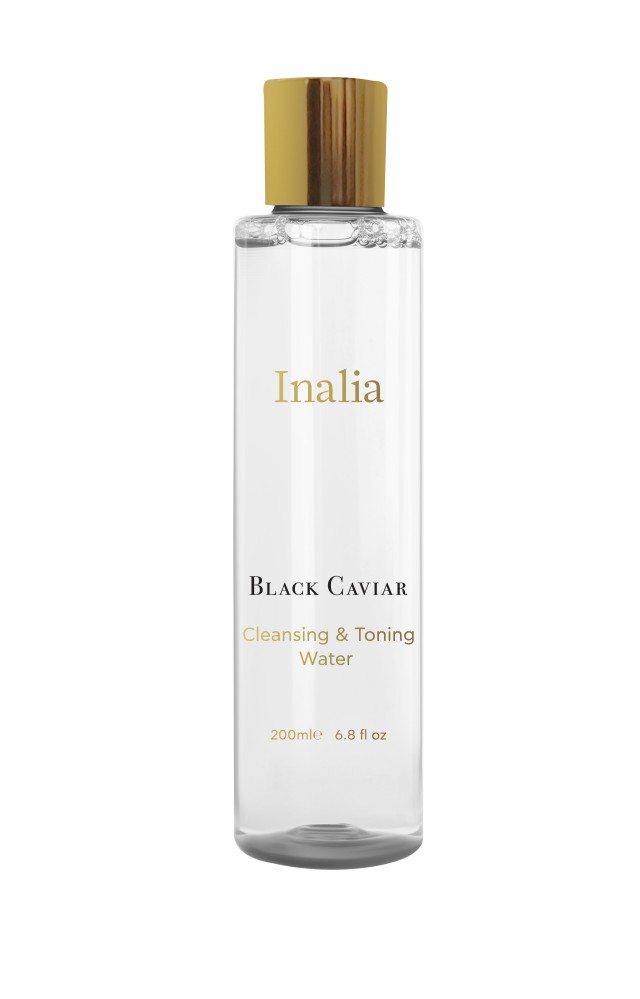 Power of Nature Inalia Black Caviar Cleansing & Toning Water Νερό Καθαρισμού Προσώπου, Ματιών & Χειλιών με Εκχύλισμα Χαβιαριού 200ml