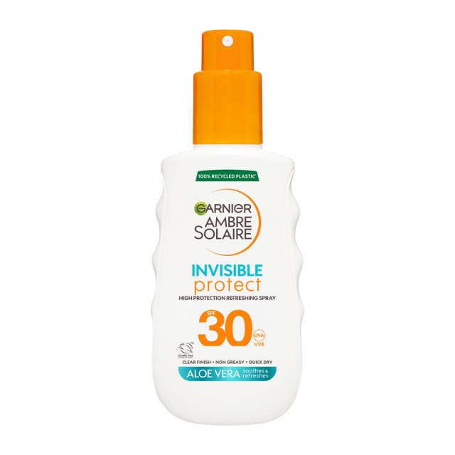 Garnier Ambre Solaire Invisible Protect Spray SPF30 για Μεσαία Αντηλια … Garnier Ambre Solaire Invisible Protect Spray SPF30 για Μεσαία Αντηλια …