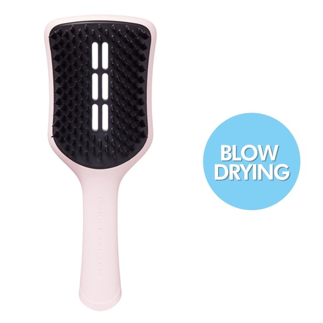 Tangle Teezer Large Easy Dry & Go Dusky Pink Black Βούρτσα για Στέγνωμ …