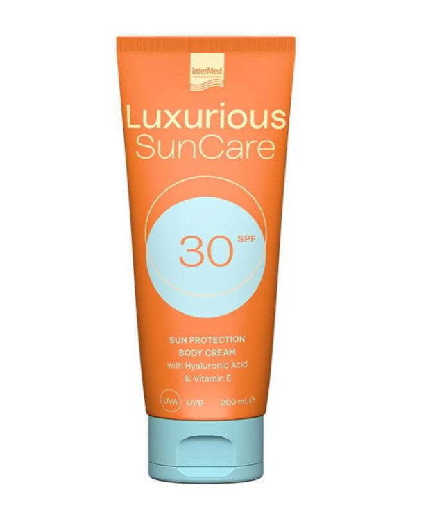 Intermed Luxurious Sun Care Body Cream SPF30 Αντηλιακή Κρέμα Σώματος 2 …