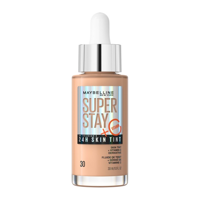 Maybelline Super Stay Liquid Make Up Foundation Λάμψης No.30 Μπεζ 30ml