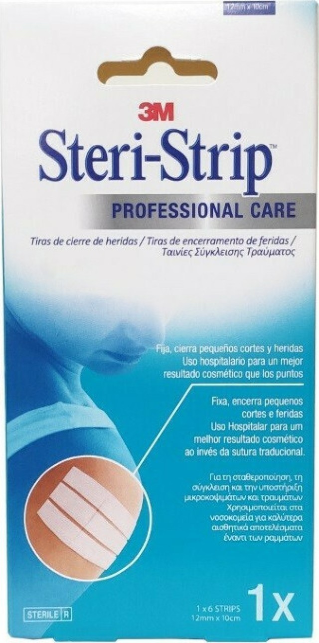 3M Steri-Strip  Αυτοκόλλητες Ταινίες Συγκράτησης Δέρματος 12mm x 10cm …
