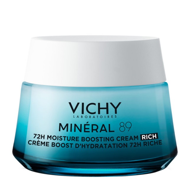 Vichy Mineral 89 Κρέμα Ενυδάτωσης 72h με Πλούσια Υφή για Κανονικές / Ξηρές Επιδερμίδες 50ml