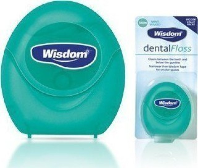 Wisdom Οδοντικό Νήμα Κηρωμένο με Γεύση Μέντα 100μ Wisdom Οδοντικό Νήμα Κηρωμένο με Γεύση Μέντα 100μ