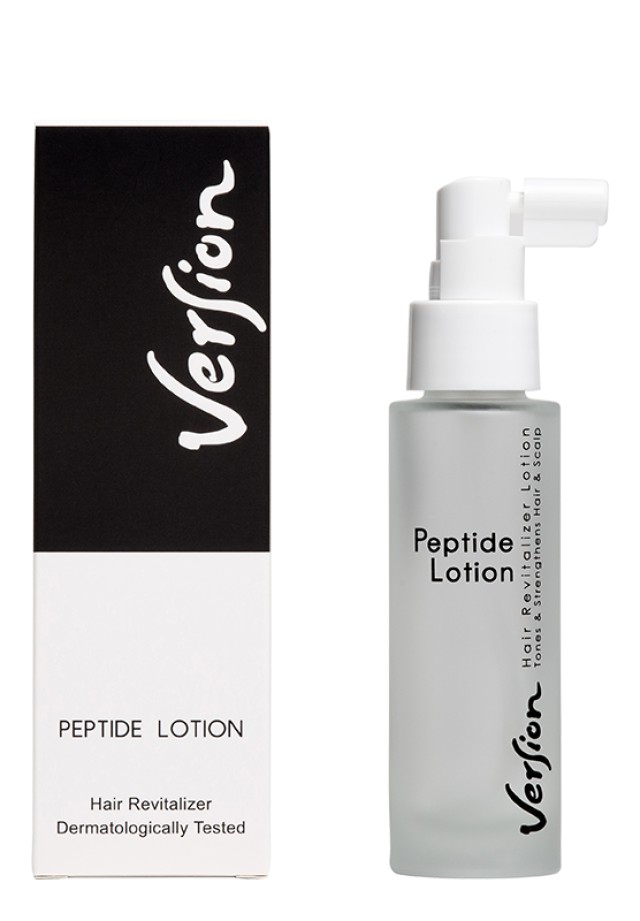 Version Derma Peptide Lotion Λοσιόν Μαλλιών για τον Περιορισμό της Τριχόπτωσης και την Αποκατάσταση της Τριχοφυΐας 50ml