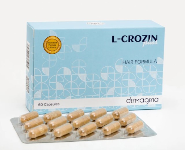 Dermageria L-Crozin Plus Hair Formula Φόρμουλα για την Υγεία των Μαλλιών & των Νυχιών 60 Κάψουλες