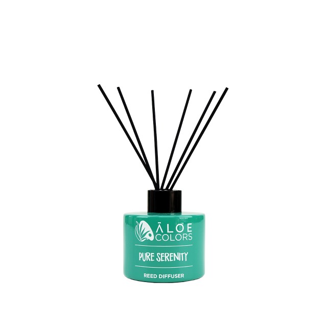 Aloe Colors Reed Diffuser Pure Serenity Αρωματικό Χώρου με Sticks Διάχυσης & Άρωμα Μανόλιας 125ml