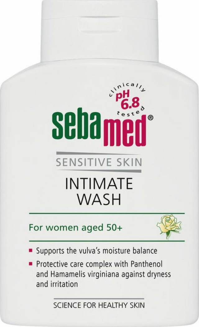 Sebamed Sensitive Skin Intimate Wash 50+ pH 6.8 for Women Υγρό Καθαριστικό για την Ευαίσθητη Περιοχή για Γυναίκες 200ml